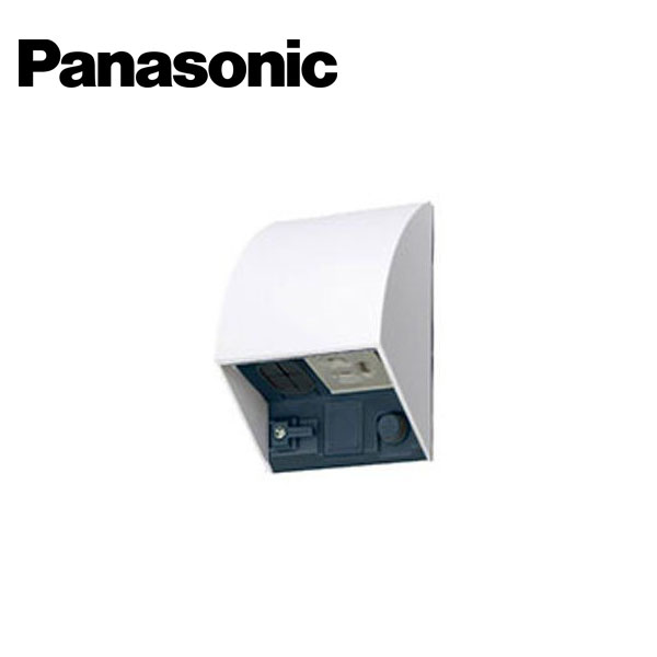 Panasonic/パナソニック WK4604W スマート接地防水コンセント 入線機能付 露出/埋込両用 ホワイト【取寄商品】