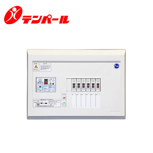 テンパール YAG3412S 分電盤 リミッタースペースなし 扉なし 分岐・パールテクトブレーカ 12+0 40A【取寄商品】