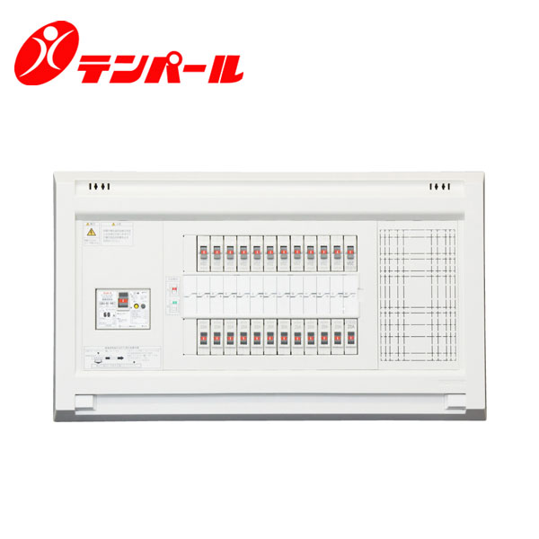 Rakuten - テンパール YAG37222P 分電盤 リミッタースペースなし 扉なし 付属機器取付スペース付 22+2 75A【取寄商品】
