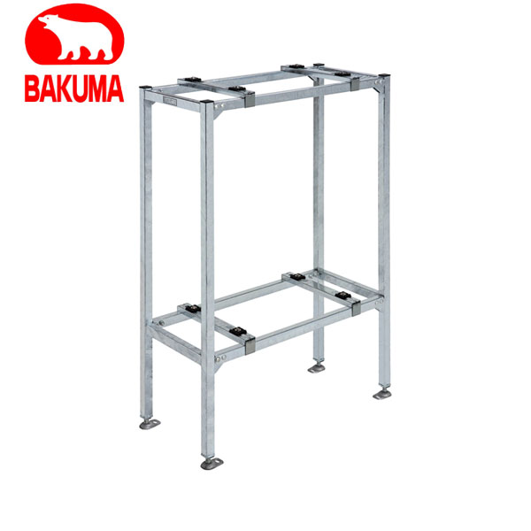 バクマ工業 B-PHW8H 平地二段置用架台 パッケージエアコン 一段目高さ500mm【取寄商品】