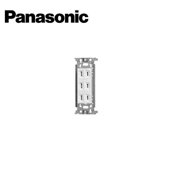 乐天商城 - Panasonic/パナソニック WN1503SW 埋込トリプルコンセント ホワイト【取寄商品】