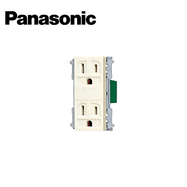 Rakuten - Panasonic/パナソニック WN15123 埋込接地ダブルコンセント ワンタッチ取付枠用【取寄商品】