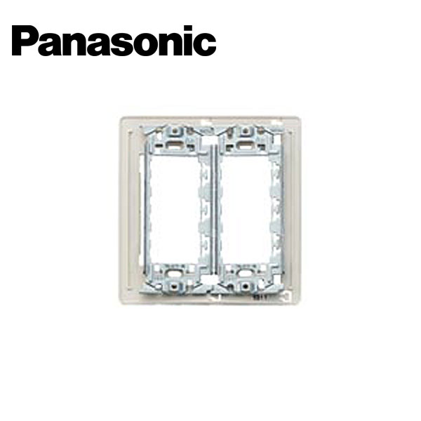 乐天商城 - Panasonic/パナソニック WN37082W 絶縁取付枠 2連 フルカラーシリーズ ホワイト【取寄商品】