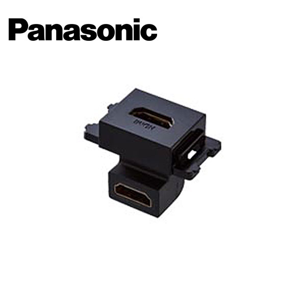 Panasonic/パナソニック WND1211MB 埋込AVコンセント HDMI対応 L型 マットブラック【取寄商品】
