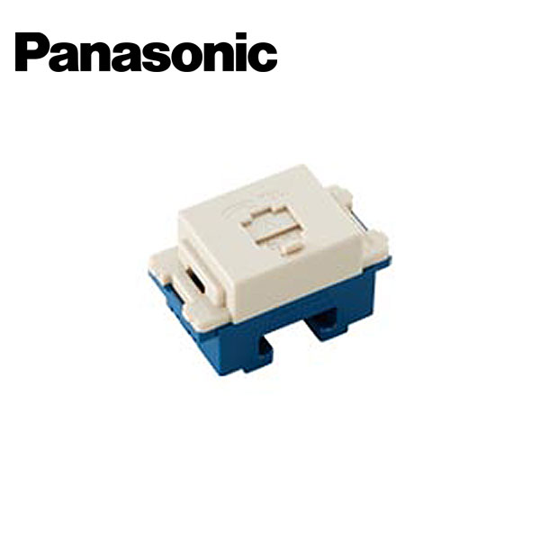 Panasonic/パナソニック WNT15649F 埋込テレホンモジュラジャック 6極4心 フル端子 ベージュ【取寄商品】
