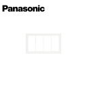 Panasonic/パナソニック WT8104W コスモシリーズワイド21 スイッチプレート 4連用 ホワイト【取寄商品】