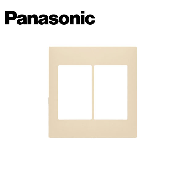 Rakuten - Panasonic/パナソニック WTA7102FK アドバンスシリーズ スイッチプレート 2連用 マットベージュ【取寄商品】