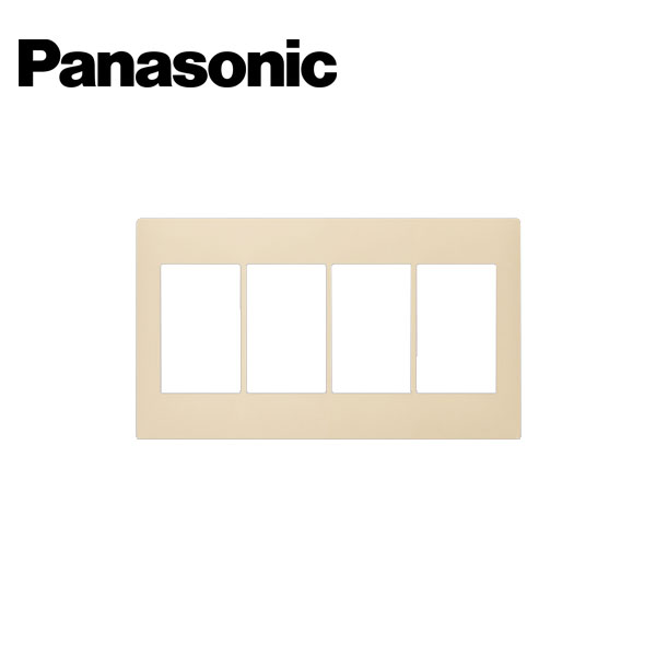 Rakuten - Panasonic/パナソニック WTA7104FK アドバンスシリーズ スイッチプレート 4連用 マットベージュ【取寄商品】