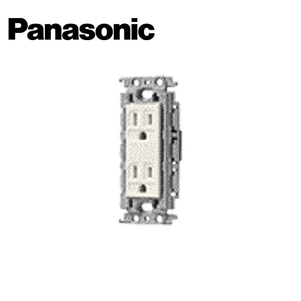 樂天商城 - Panasonic/パナソニック WTF13124FK コスモシリーズワイド21 埋込接地ダブルコンセント 絶縁枠付 ベージュ【取寄商品】