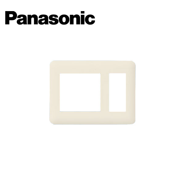 Panasonic/パナソニック WTF7503F コスモシリーズワイド21 コンセントプレート 3連用 2連接穴＋3コ用 ラウンド ベージュ【取寄商品】