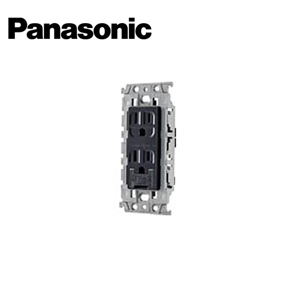 Panasonic/パナソニック WTL115249H アドバンスシリーズ 埋込扉付アースターミナル付接地ダブルコンセント 絶縁枠付 グレー