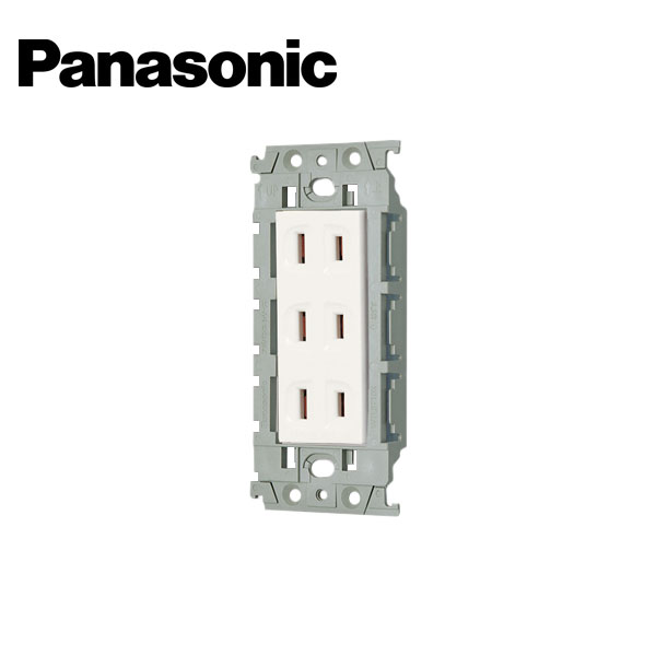 Rakuten - Panasonic/パナソニック WTL130349F アドバンスシリーズ埋込トリプルコンセント 絶縁枠付 ベージュ【取寄商品】