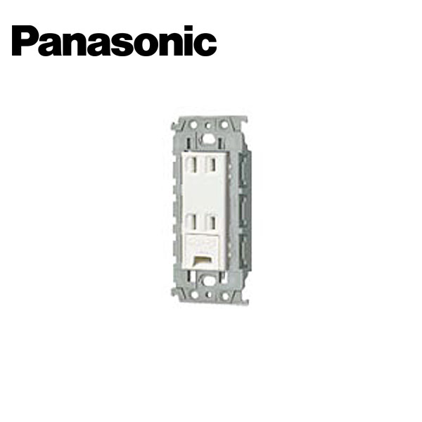 Panasonic/パナソニック WTL153249F アドバンスシリーズ 埋込アースターミナル付ダブルコンセント 絶縁枠付 ベージュ