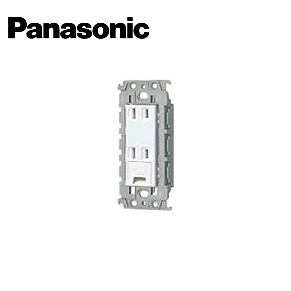 Rakuten - Panasonic/パナソニック WTL153249W アドバンスシリーズ 埋込アースターミナル付ダブルコンセント 絶縁枠付 セラミックホワイト【取寄商品】