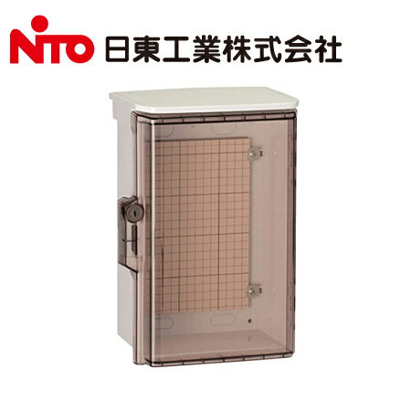 日東工業 OPK14-23CA OPK形 キー付 耐候 プラボックス 透明扉 屋根付【取寄商品】