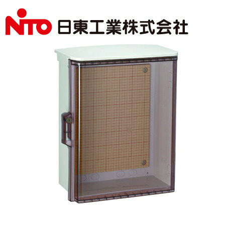 日東工業 OPK18-35CA OPK形 キー付 耐候 プラボックス 透明扉 屋根付【取寄商品】