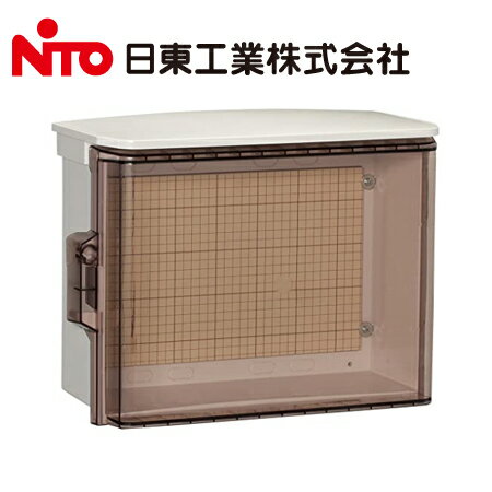 商品詳細製造日東工業品番OPK18-43CA仕様・寸法：横400mm×縦300mm×深180mm・外形寸法：321mm・木製基板新法：横340mm×縦210mm・有効深さ：150mm・製品質量：2.7kg・設置場所：屋外・IP規格：IP44・材質：ボデー・屋根/AAS樹脂扉/アクリル樹脂・ボックス板厚：扉・ボデー2.2?3.5mm・扉形式：片扉・ハンドル：シリンダー錠(キーNo.N200：1個付属)・色彩：Nホワイトグレー色(N8.5)・取付基板：木製基板（OPK12-1525CA〜OPK16-235CA：9mm）（OPK16-254CA〜OPK20-65CA：15mm）説明・扉が透明のため内部機器の監視に適しています。・N200番キーによる施錠が可能です。・耐候性の良いAAS樹脂を採用。紫外線による変色や機械強度の低下が少なく、屋外使用に適しています。・取手部とキー部が一体の新ロック構造により、機器収納スペースが広くとれます。・保護等級はIP44です。・全機種ポール取付用の取付バンド孔が付いています。・全機種底面と背面に配線穴用ノックアウトが付いています。備考※掲載画像と商品が異なる場合がございます。そういった場合はメーカー提供の代表画像として商品画像を掲載しております。恐れ入りますが商品名や仕様等をご確認頂き、お間違いのないようご注文下さいませ。