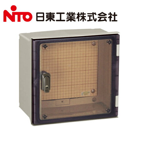 乐天商城 - 日東工業 PL16-33CA PL形 高性能タイプ キー付 プラボックス 透明扉 木製基板タイプ【取寄商品】