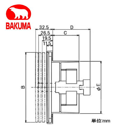 バクマ工業 REPD-150JS-BK 樹脂製プッシュ式レジスター 遮音シート付 自然給気用 ...