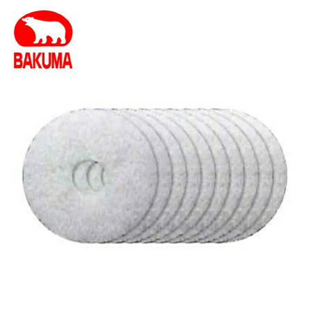 バクマ工業 REPF-100 交換用空気清浄フィルター 樹脂製プッシュ式レジスター専用10枚セット φ100用