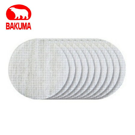 バクマ工業 REPM-150 交換用PM2.5フィルター 樹脂製レジスター専用10枚セット φ150用