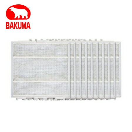 バクマ工業 RESPM-150 交換用PM2.5フィルター 樹脂製レジスター専用10枚セット φ150用