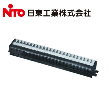 日東工業 TBE-224 TBE形 経済形 固定式端子台 Bタイプ 30A 極数24P【取寄商品】