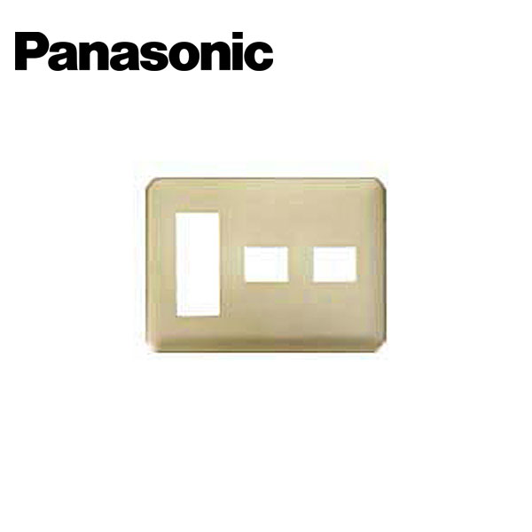 Panasonic/パナソニック WTV6275F2 グレーシアシリーズ ラウンド Fプレート 3コ+1コ+1コ用 ライトブロンズ【取寄商品】