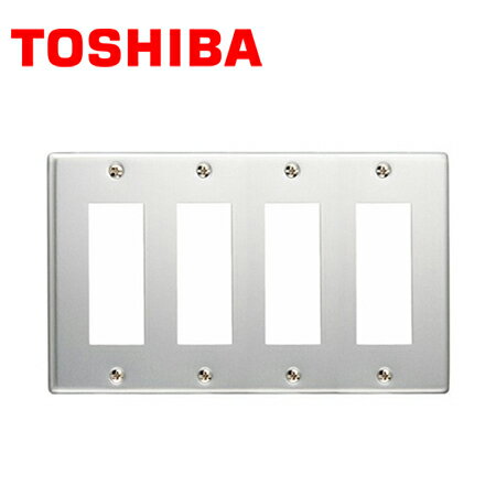 TOSHIBA/東芝ライテック DG6122N E's スイッチ用プレート WIDE-i /E'sコンセント用プレート 12個用 ネオメタル アルミ製【取寄商品】