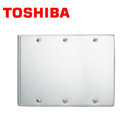 乐天商城 - TOSHIBA/東芝ライテック DG6133N E's スイッチ用プレート WIDE-i /E'sコンセント用プレート カバー用3連 ネオメタル アルミ製【取寄商品】
