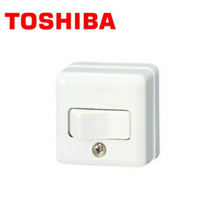 Rakuten - TOSHIBA/東芝ライテック DS1073(W) 角形露出タンブラスイッチC(3路)(電線接続:巻きじめ端子)【取寄商品】