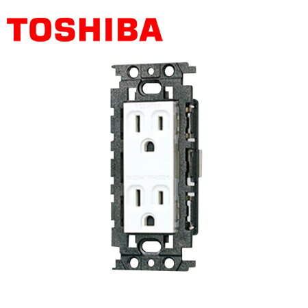 TOSHIBA/東芝ライテック NDG2122EN(WW) 絶縁接地ダブルコンセント ニューホワイト...