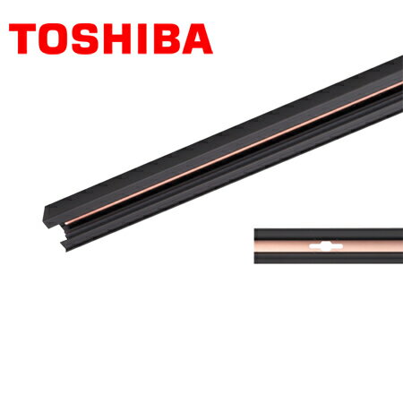 TOSHIBA/東芝ライテック NDR0214E(K) アース付ライティングレール(4m)(黒色) 15A-125V【取寄商品】