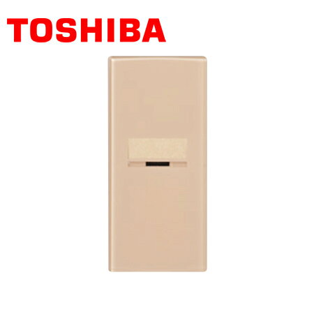 TOSHIBA/東芝ライテック WDG1641L(CW) WIDE-iスイッチカバー 表示・ネーム付スイッチカバー(L)ウォームベージュ