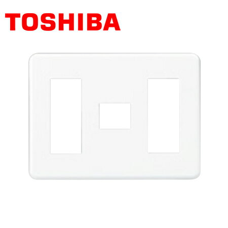 TOSHIBA/東芝ライテック WDG5437(WW) E's スイッチ用プレート WIDE-i /E'sコンセント用プレート 7個用(..