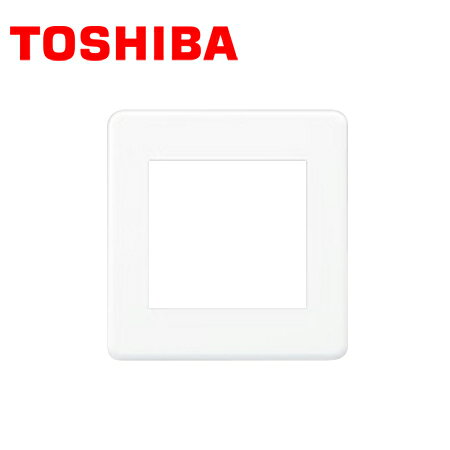 TOSHIBA/東芝ライテック WDG5441(WW) E 039 s スイッチ用プレート WIDE-i /E 039 sコンセント用プレート 2連接続穴用(保安灯)用 ニューホワイト【取寄商品】