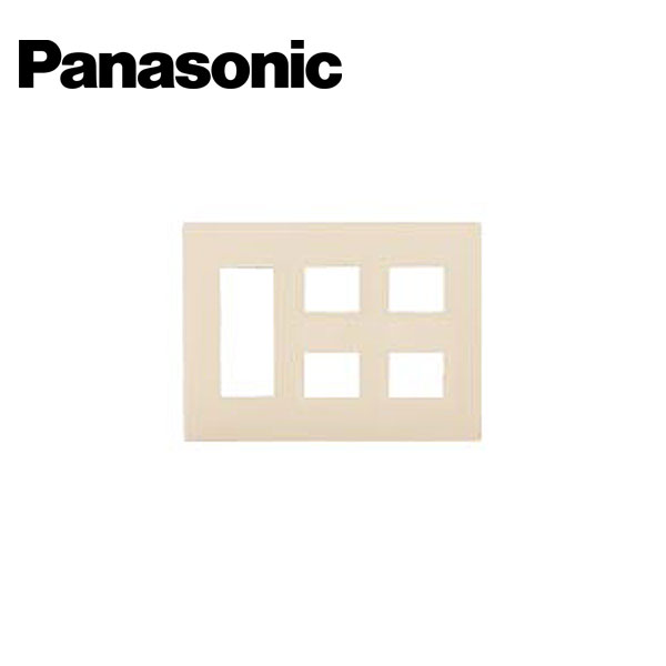 Rakuten - Panasonic/パナソニック WTL7087FK アドバンスシリーズ コンセントプレート7コ用 3コ+2コ+2コ用 マットベージュ【取寄商品】