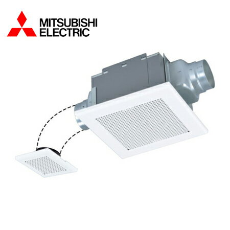 Rakuten - MITSUBISHI/三菱電機 VD-15ZF14-BL 天井埋込形換気扇 BL認定品 2部屋用【取寄商品】