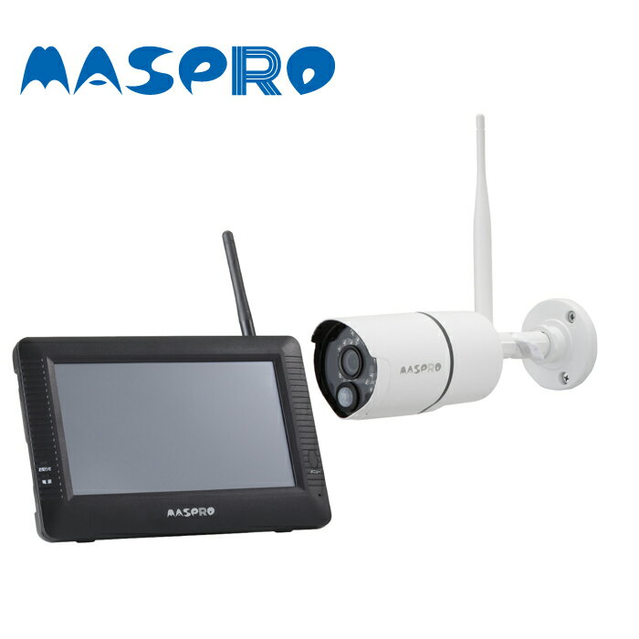 MASPRO/マスプロ電工 WC3A7M モニター＆カメラセット(3MP)ワイヤレスカメラセット