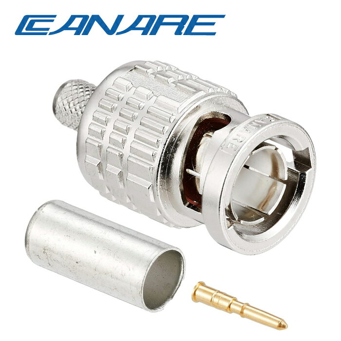 CANARE/カナレ電気BCP-A3F 75ΩBNC型プラグ(圧着式) 20個入