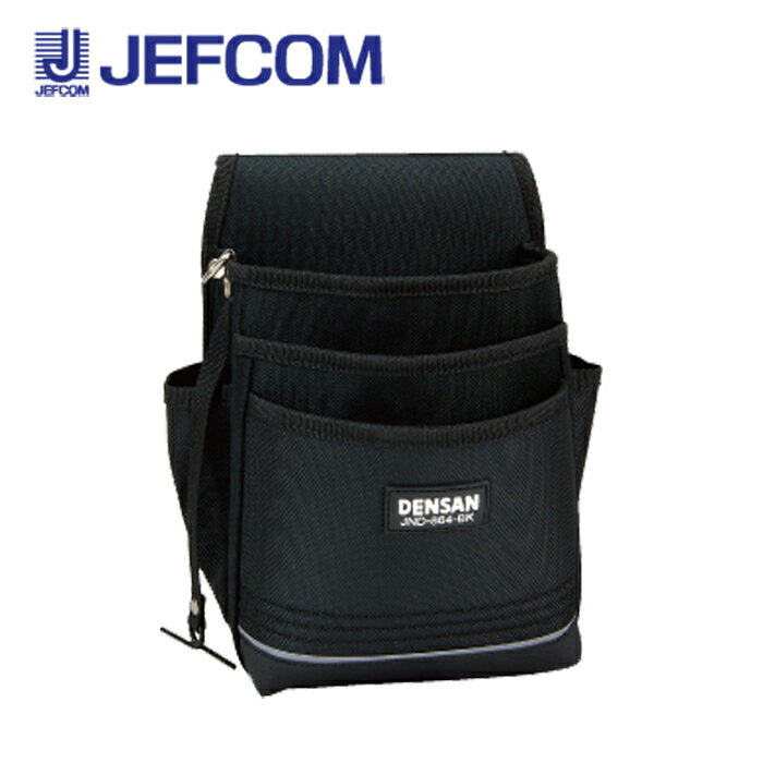 Rakuten - ジェフコム JND-864-BK 電工プロキャンバスポーチ【取寄商品】