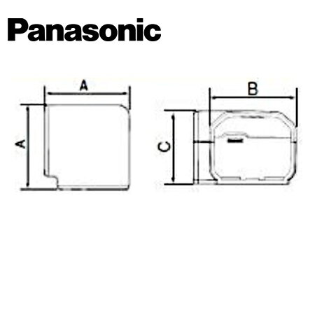 Panasonic/パナソニック DAS31607S エアコン配管材スッキリダクト フラットエルボ 室内用 60型 ホワイト【取寄商品】