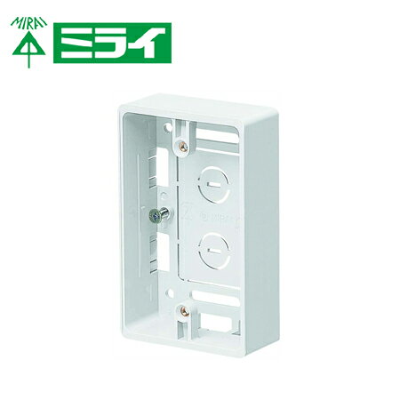 商品詳細製造未来工業品番MSB-1SW仕様・色：カベ白・規格：1ヶ用浅形・側面ノック数：8(1〜3号)備考※掲載画像と商品が異なる場合がございます。そういった場合はメーカー提供の代表画像として商品画像を掲載しております。恐れ入りますが商品名や仕様等をご確認頂き、お間違いのないようご注文下さいませ。