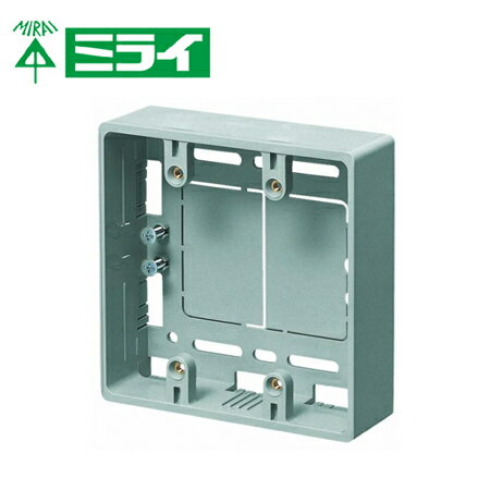 乐天商城 - 未来工業 MSB-2G モール用スイッチボックス【取寄商品】