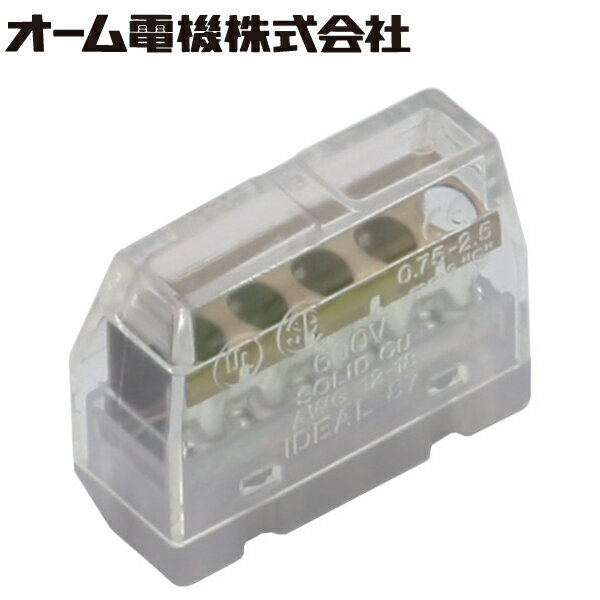 乐天商城 - オーム電機 OK-5 OKコネクタ 透明 35個