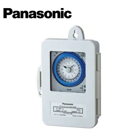 Panasonic/パナソニック TB31102K 24時間式タイムスイッチ 防雨型 交流モータ式 AC100V用 a接点(同一回路)【取寄商品】