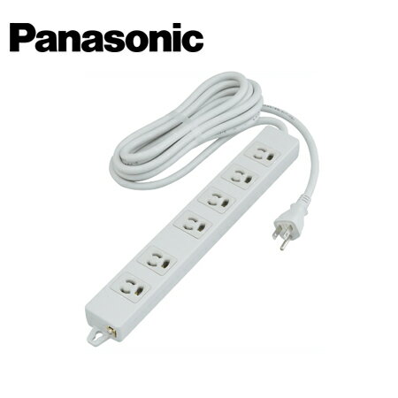 乐天商城 - Panasonic/パナソニック WCH2436H マグネット付OAタップ 接地15A抜止形 6個口 グレー 3mコード付【取寄商品】