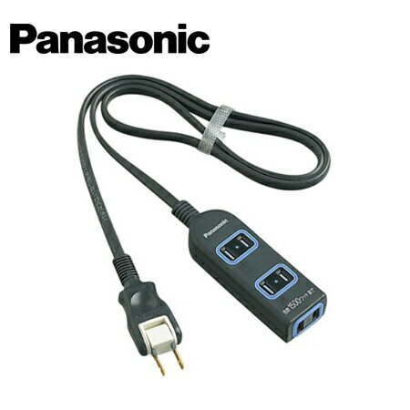 楽天分電盤・架台・ドアホンのザイマPanasonic/パナソニック WHA2553BKP 3個口 スナップキャップ付 5m ブラック パッケージ品 ザ・タップX エックス【取寄商品】