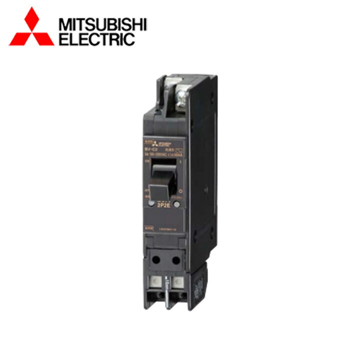 MITSUBISHI/三菱電機 BV-C2 30A 100-200V 30MA AL NN QT BV-C2シリーズ コンパクトタイプ 漏電ブレーカ..