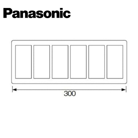 Panasonic/パナソニック WTC9206 コスモシリーズワイド21 新金属スイッチプレート ...